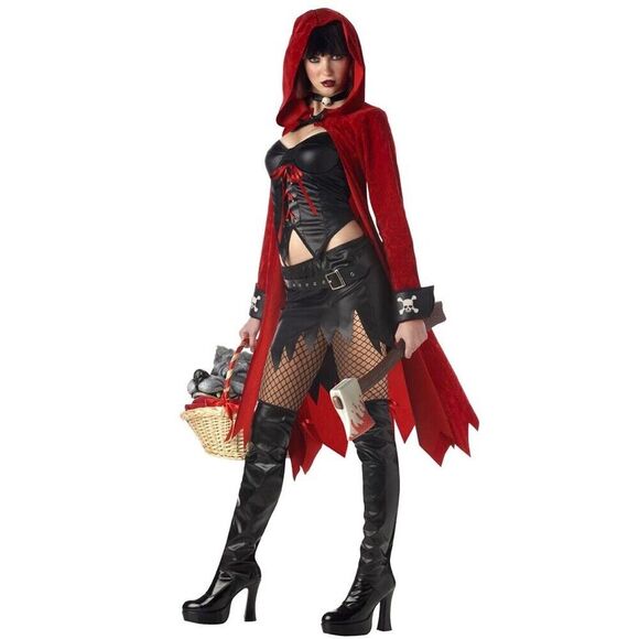 California Costume Collections Other - Little Red Riding Hood Rebel Toons Costume Women's Size Small 6-8 RARE